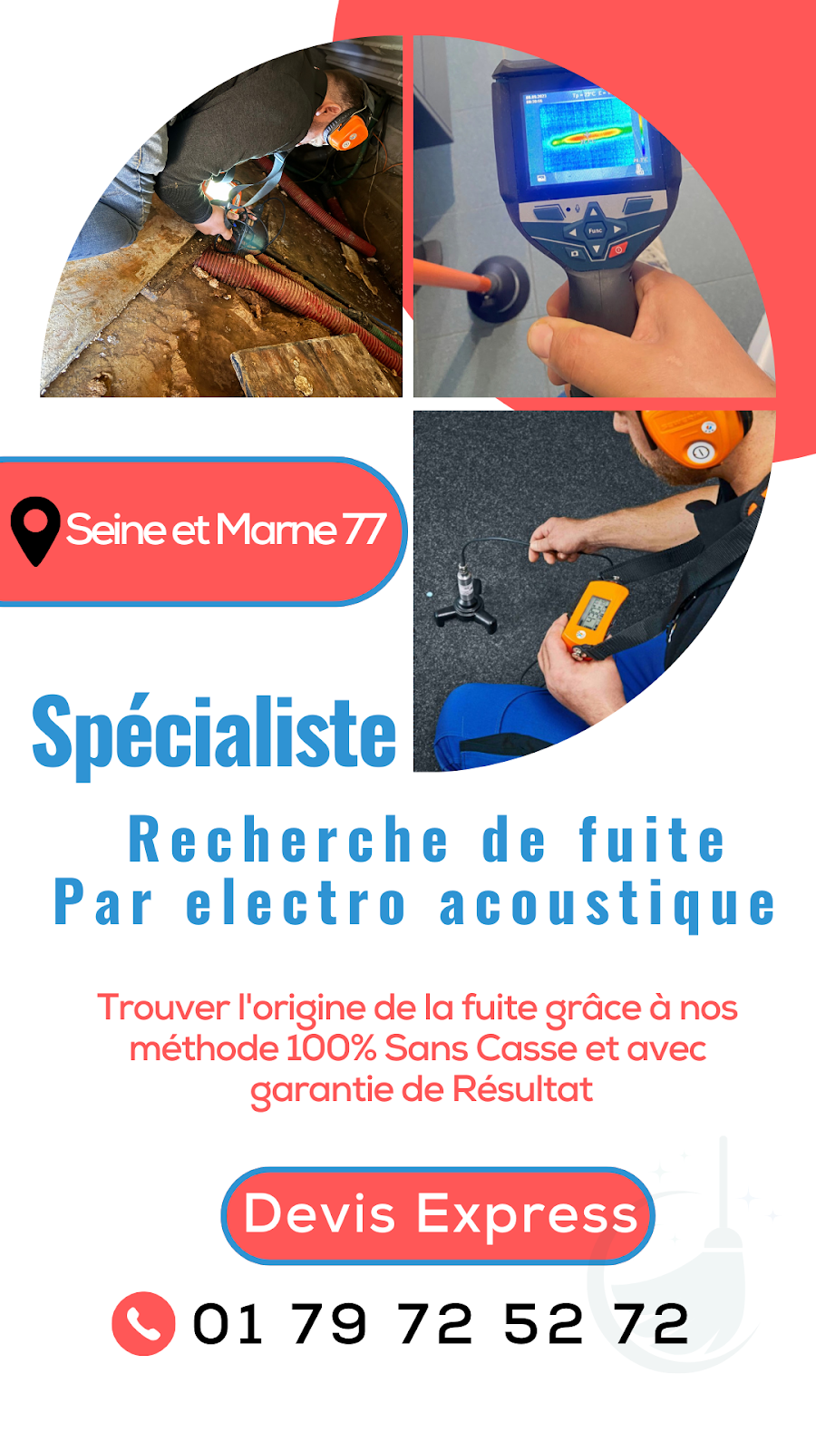 recherche fuite electro-acoustique 77